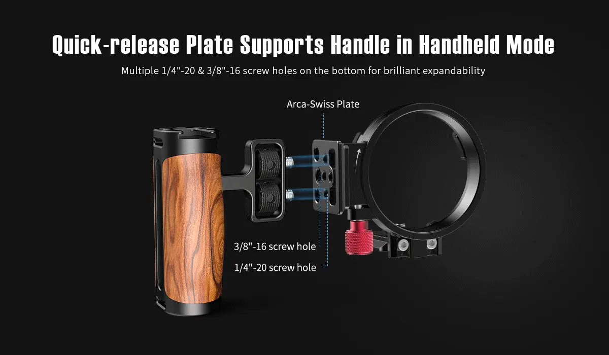 Ulanzi S-63 Rotatable Horizontal-to-Vertical Mount Plate Kit 3246