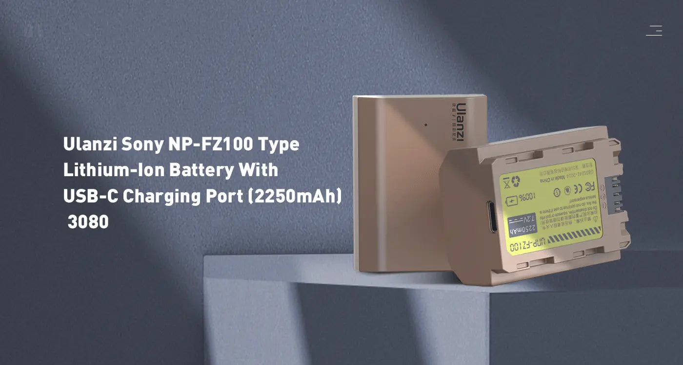 Ulanzi Sony NP-FW50 Type Lithium-Ion Battery with USB-C Charging Port