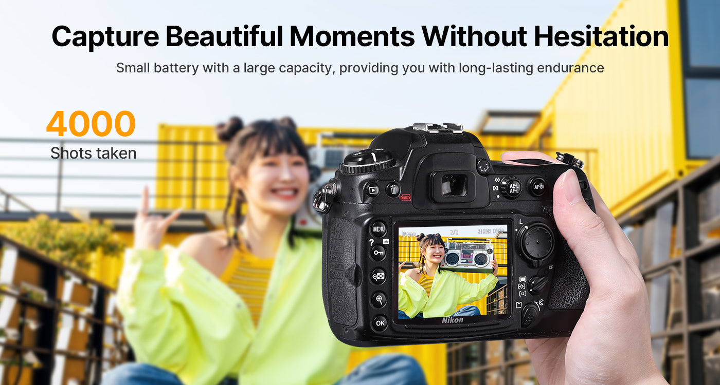 Ulanzi Nikon EN-EL3E Type Lithium-Ion Battery with USB-C Charging Port (2250mAh) 3290