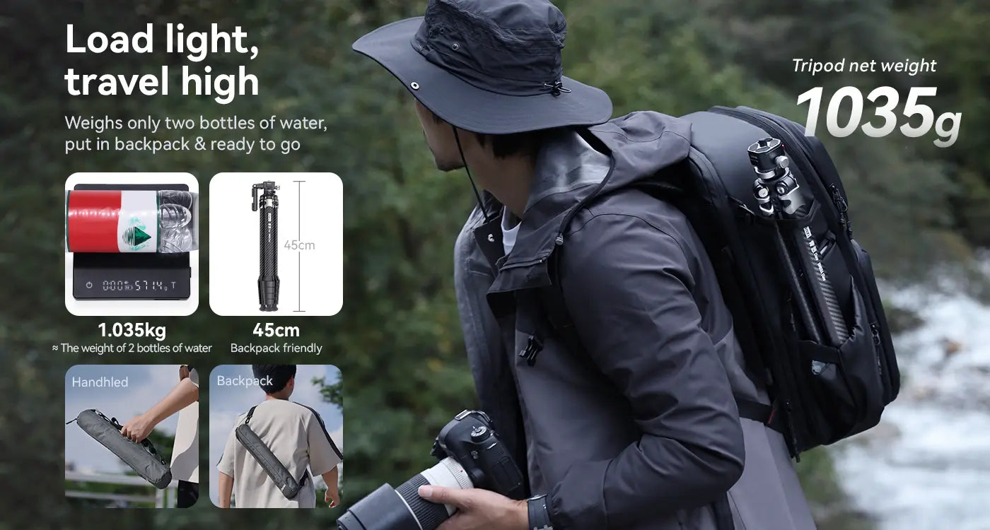 Portable camera tripod