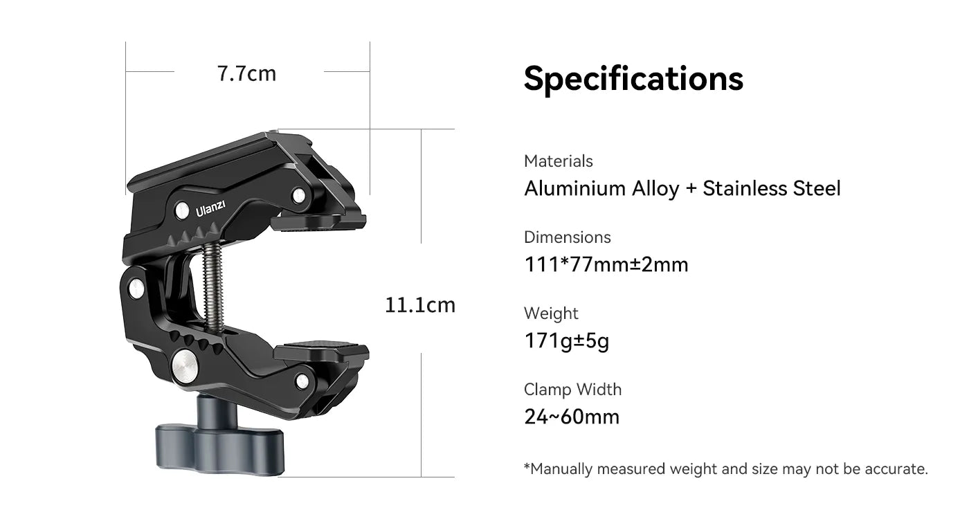 Ulanzi R011a Crab Clamp T003