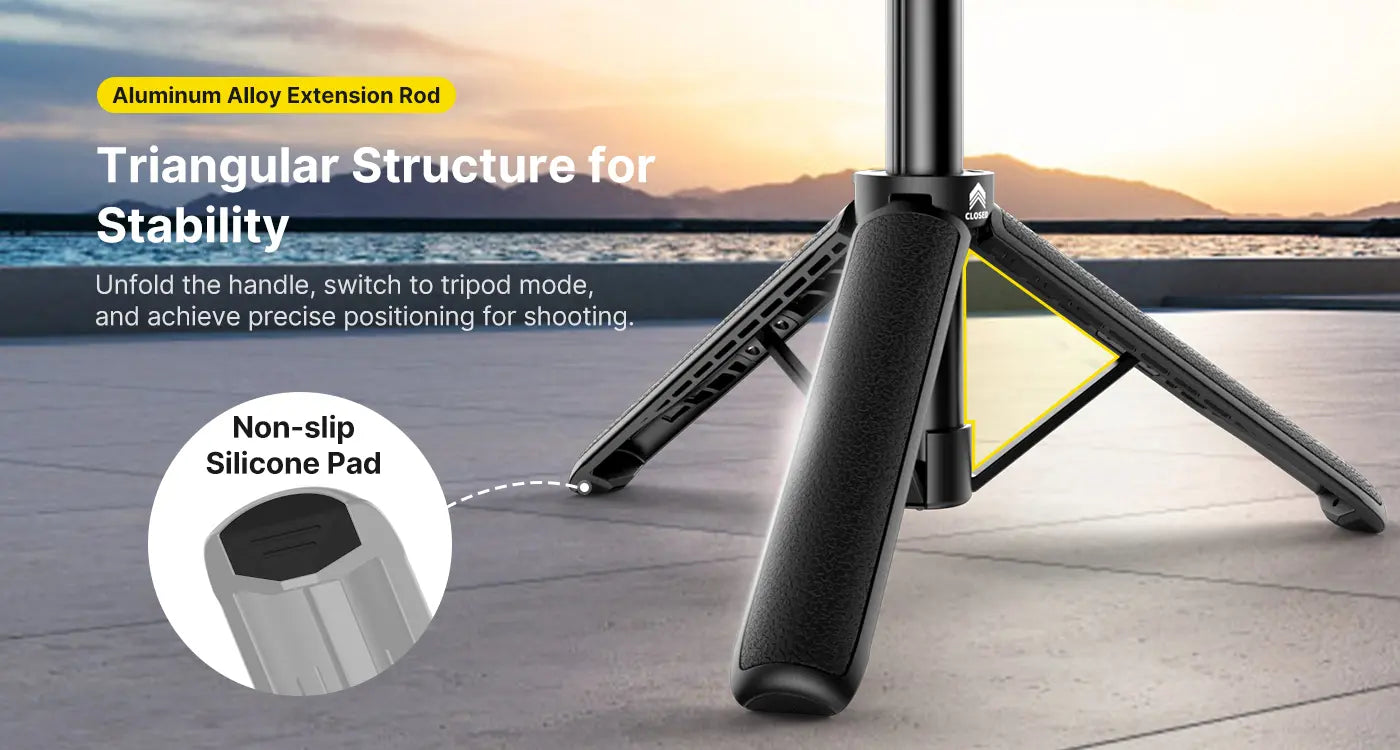 Ulanzi Go-Quick II Magnetic Quick Release Extension Tripod for Action Camera