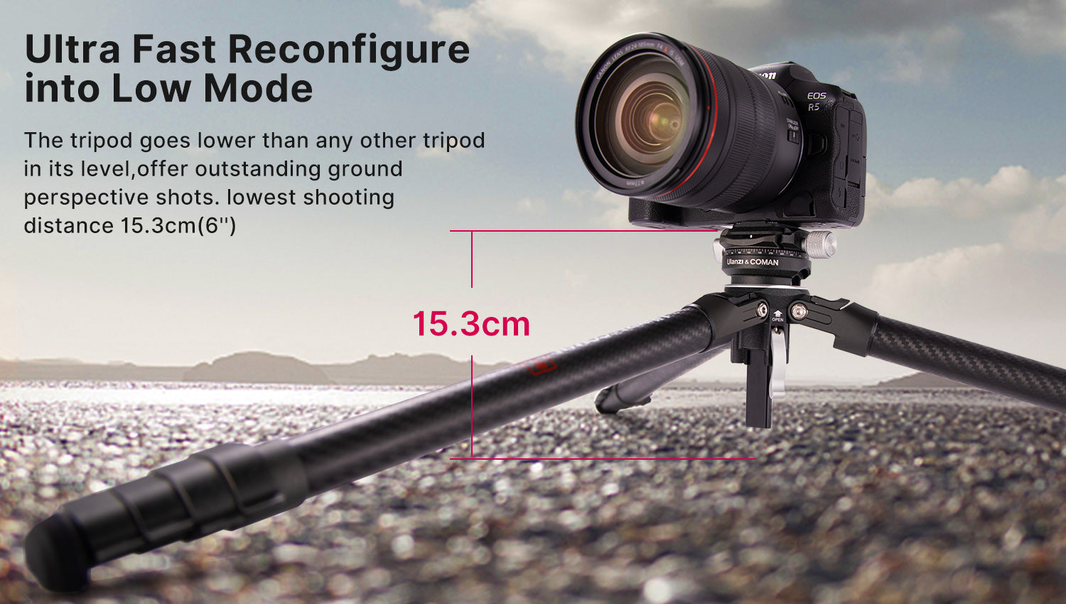 Ulanzi Zero Y Lightweight Travel Tripod