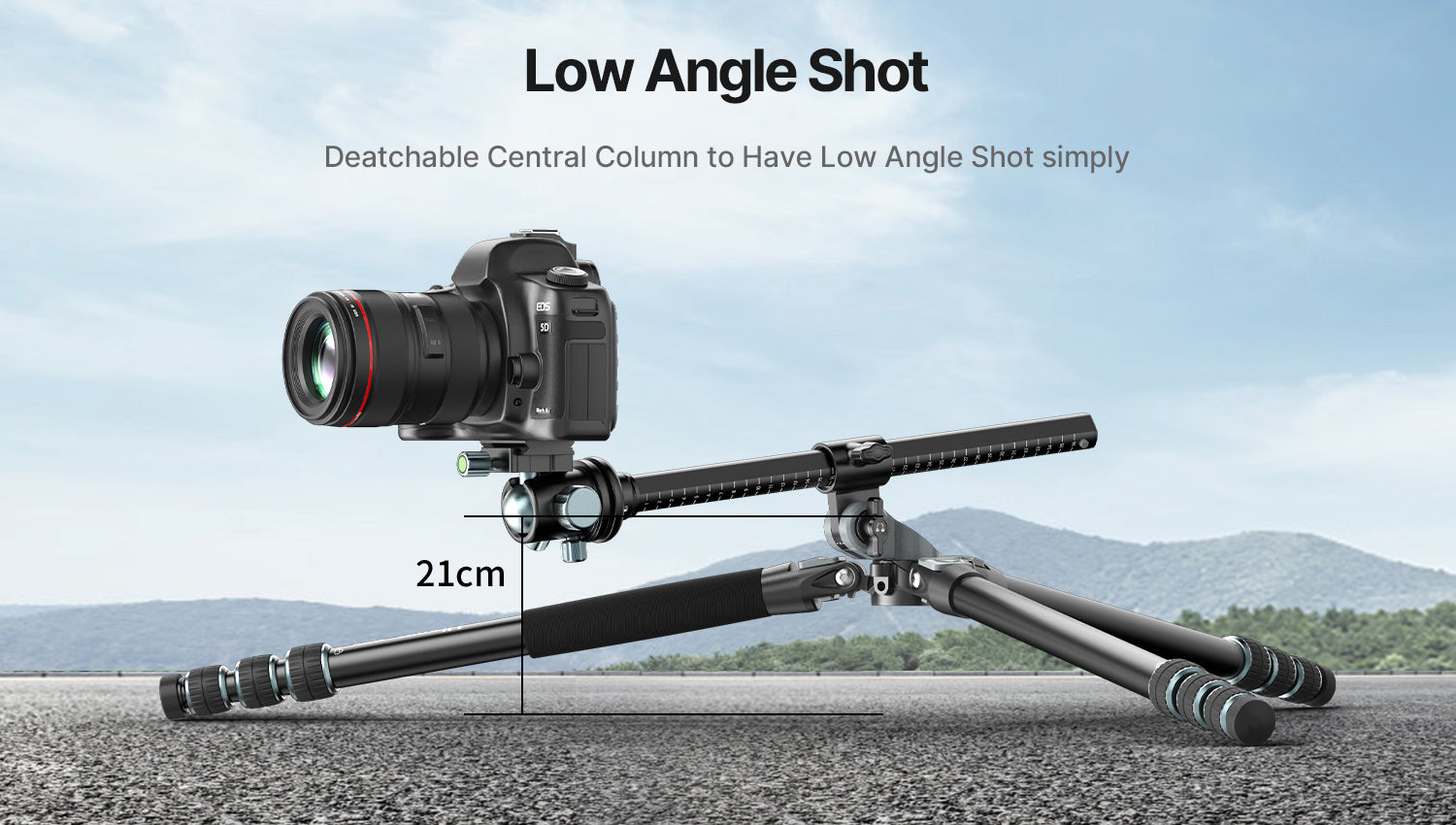 Ulanzi MT-59 Multifunction Aluminum Alloy Camera Monopod Tripod