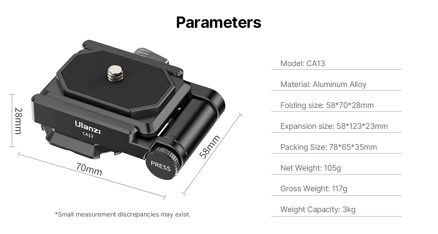 DSLR Camera Horizontal and Vertical Conversion Plate