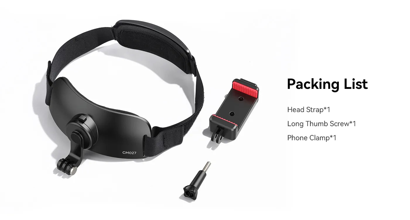 Ulanzi CM027 Go Quick II Head Strap Mount for GoPro and Phone 