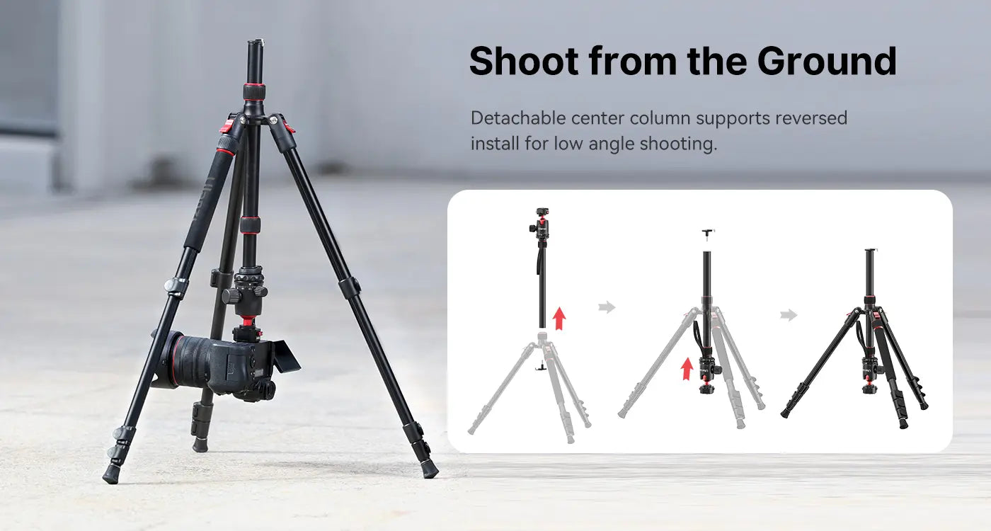 Ulanzi TT31 Claw Quick Release Camera Tripod & Monopod, 2-in-1