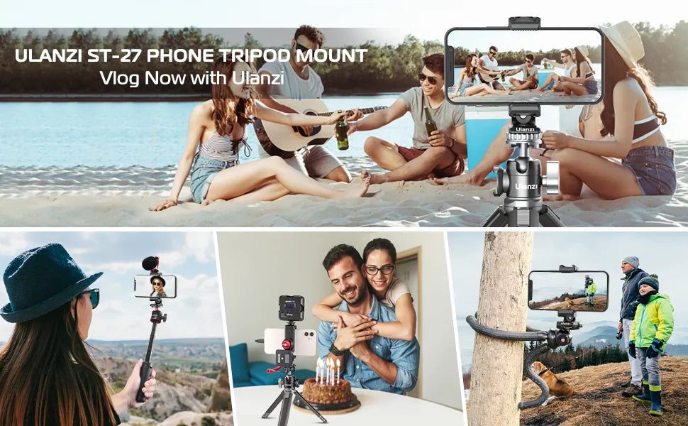 A good phone tripod mount isn't just a one-trick pony; it's versatile, adapting to more than just tripods.