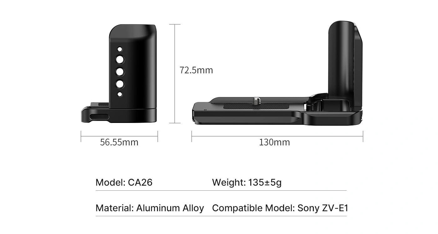 Ulanzi L-Bracket for Sony ZV-E1 Camera