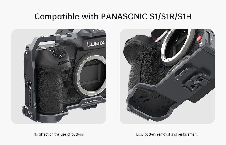 Falcam F22 & F38 Quick Release Camera Cage for Panasonic Lumix S1/S1R/S1H