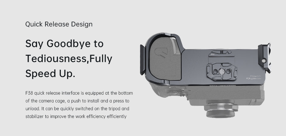 Falcam F22 & F38 Quick Release Camera Cage for Panasonic Lumix S1/S1R/S1H