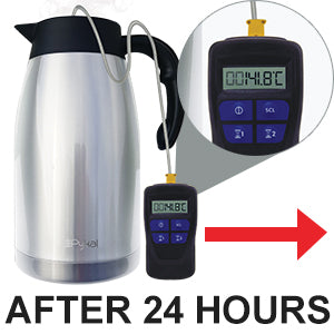 Pykal Thermal Coffee Carafe Insulated Drink Dispenser with Free Brush 68oz  2 Liters 