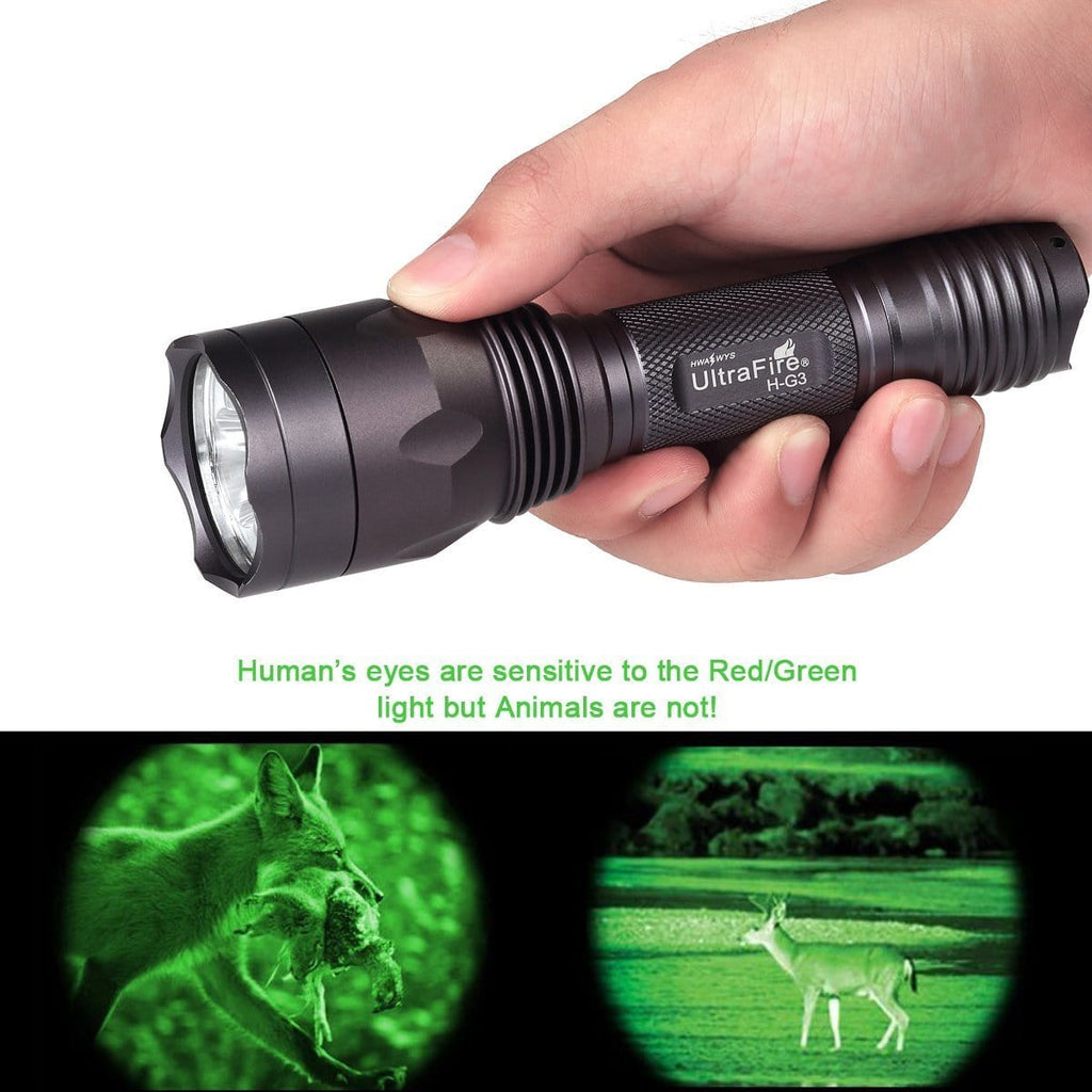 green light flashlight