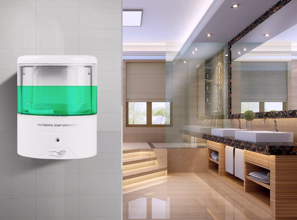 wall mounted kitchen soap dispenser