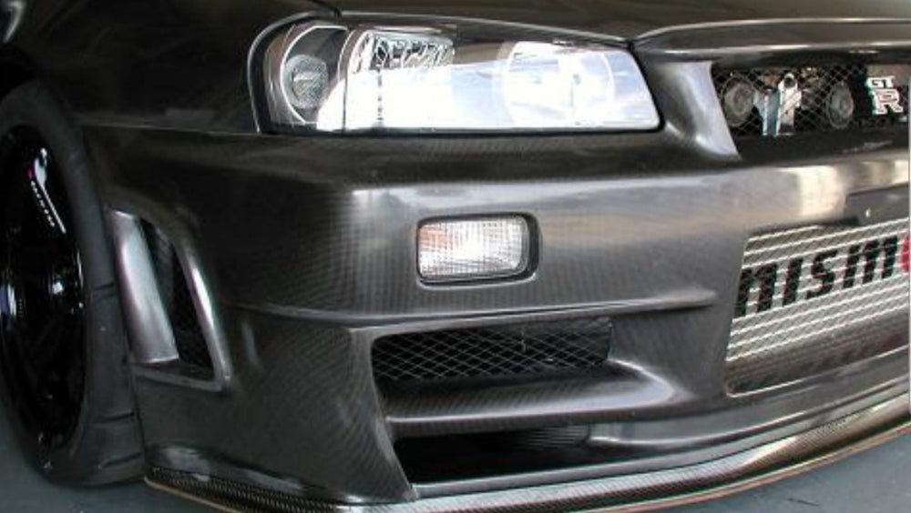 R34 Gtr Z Tune Oem Front Fascia Carbon Fiber