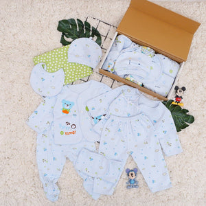 LIO009 (Boys) 10 in 1 Hello Baby Hampers Gift - Newborn Bundle Gift Set
