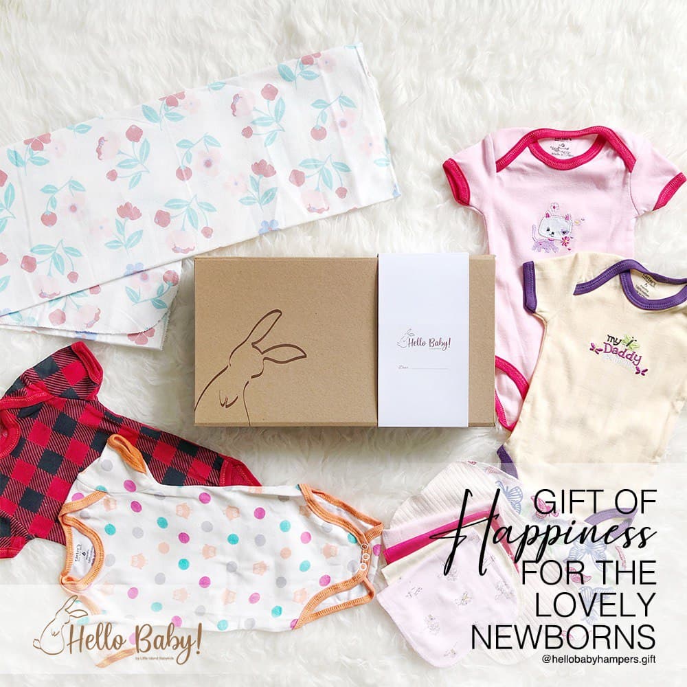 LIO006 (Girls) 13 in 1 Hello Baby Hampers Gift - 0-12 Mos Bundle Gift Set