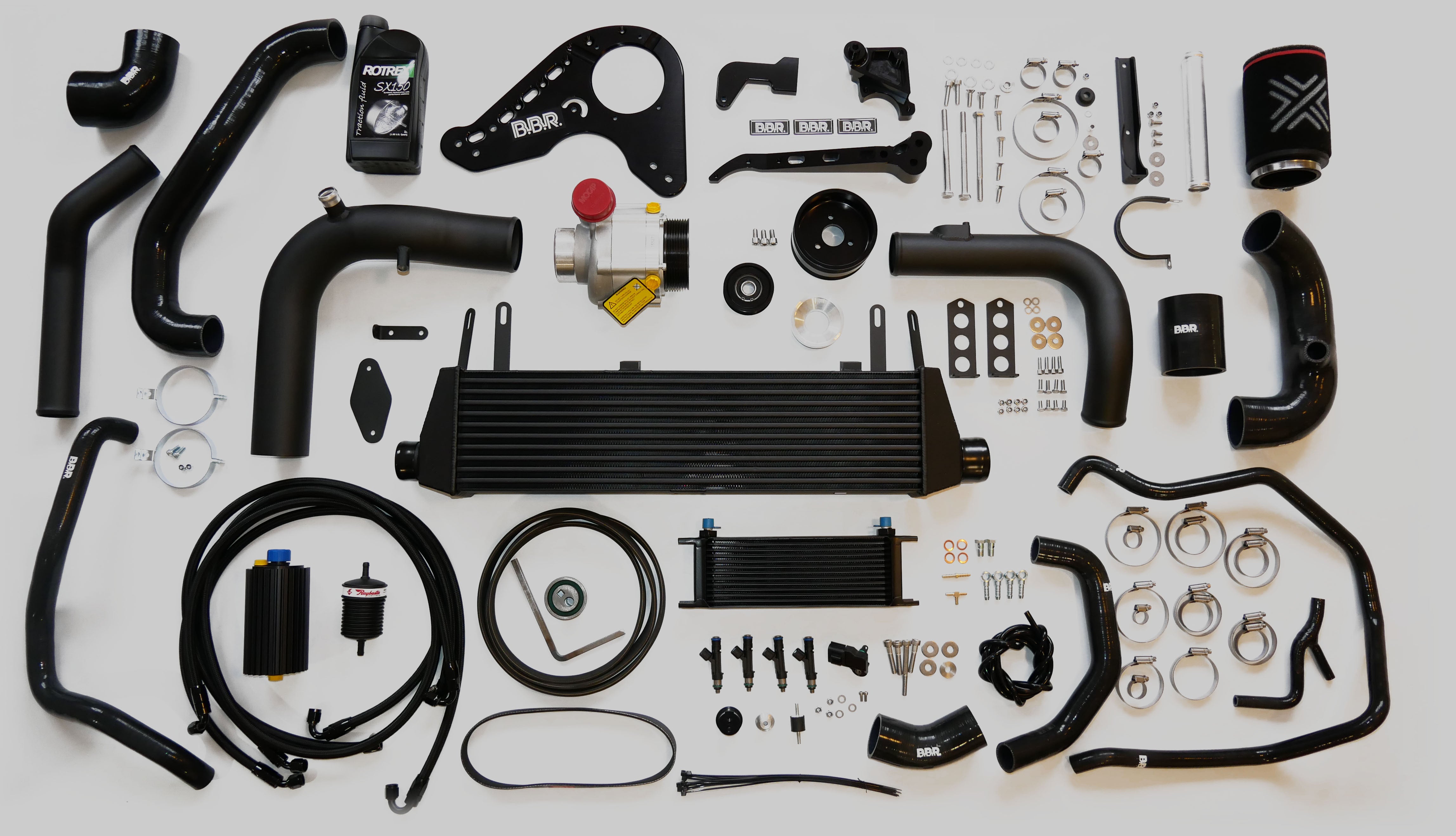 BBR Mazda MX-5 Miata NC MK3 Supercharger kit contents