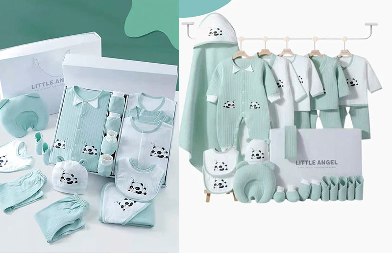 cute panda newborn gift box set