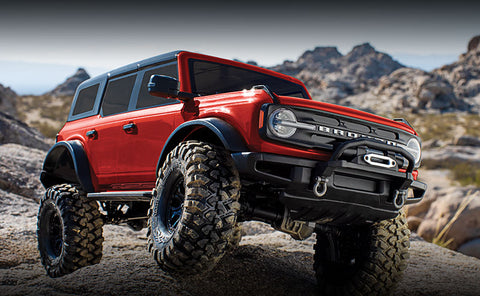 Traxxas TRX-4 1/10 Trail Crawler with 2021 Ford Bronco Body and TQi 2.4GHz Radio