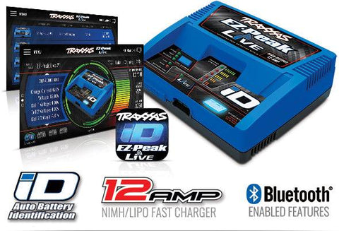 Traxxas EZ Peak Live 100W 12-Amp Fast Charger w/iD Technology - TRA2971