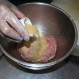 Mix the first 5 ingredients together in a bowl