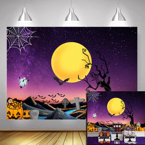 Trick Or Treat Party Banner Decor Backdrop Halloween