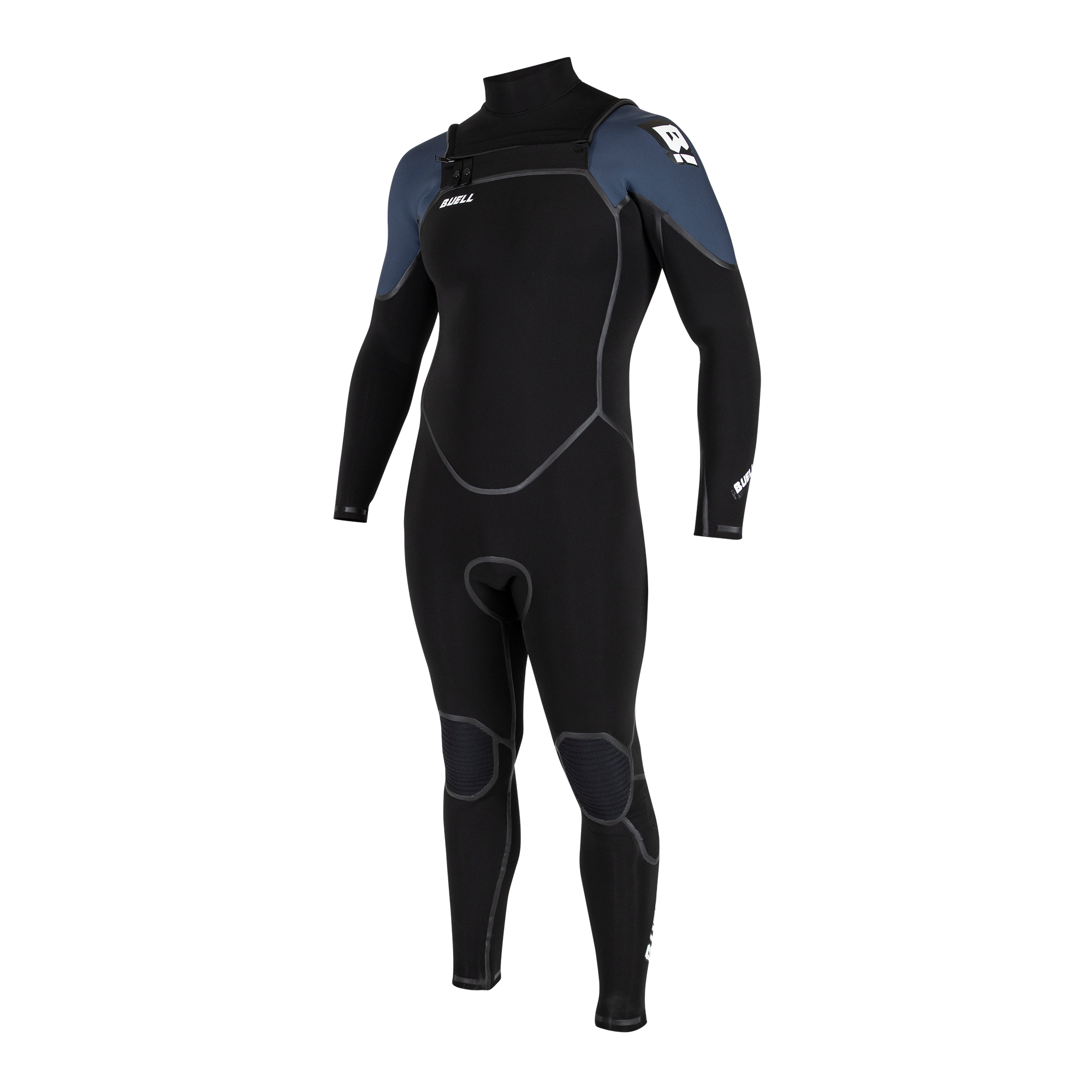 RB1 Accelerator 4/3 Fullsuit Men's- Black/Slate - Buell Wetsuits  Surf product image