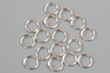 SS JUMP RINGS-- 925 Sterling silver-- Closed and open-- 4mm, 5mm, 6mm, 7mm, 8mm. Sterling silver open jump rings, closed jump rings.