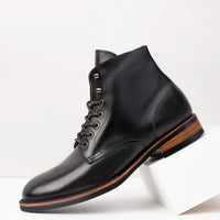 Turon Men's Service Boots - Black French Calf | Thomas George Collection
