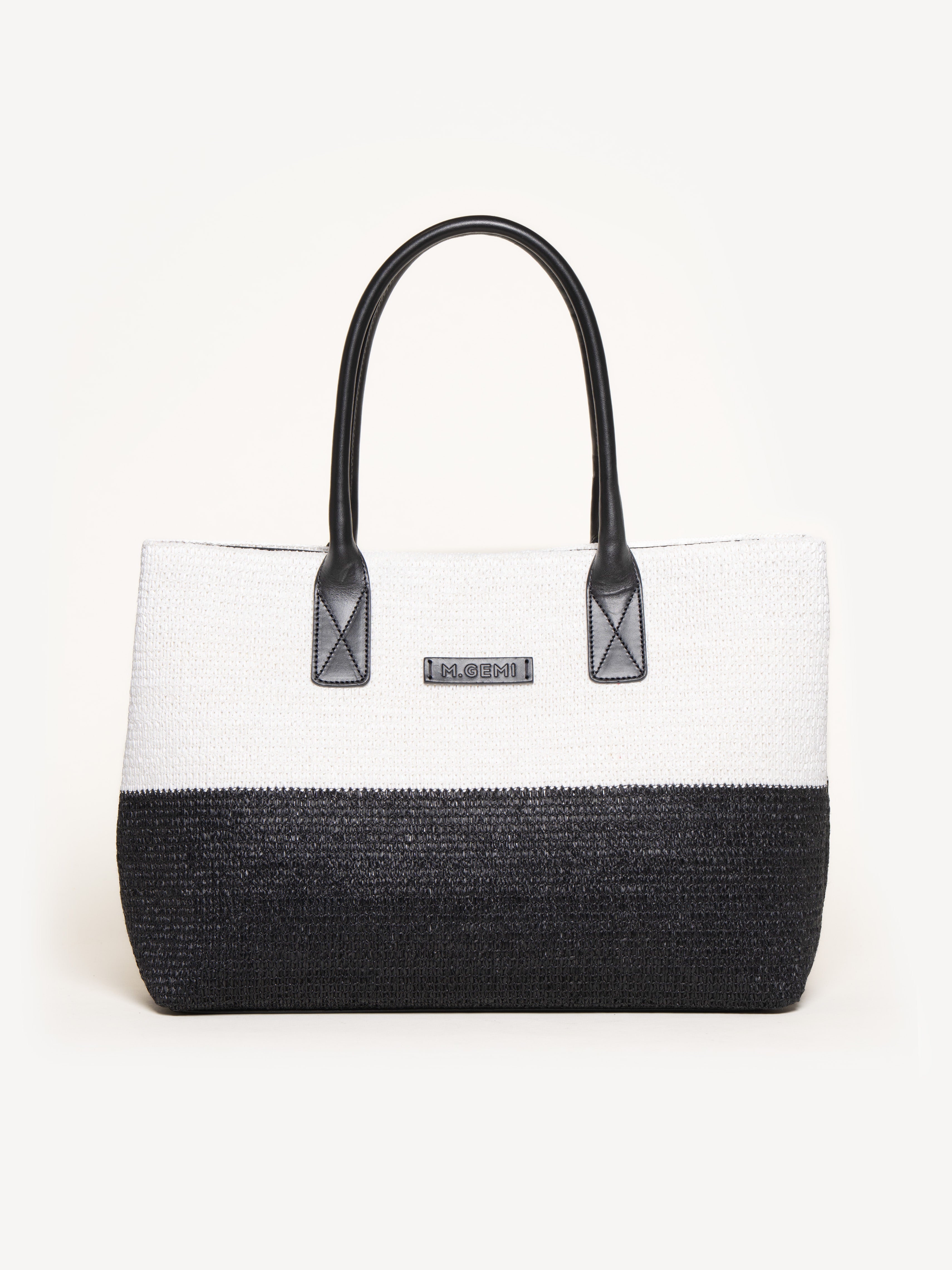 Shop M. Gemi The Barbara In White/black