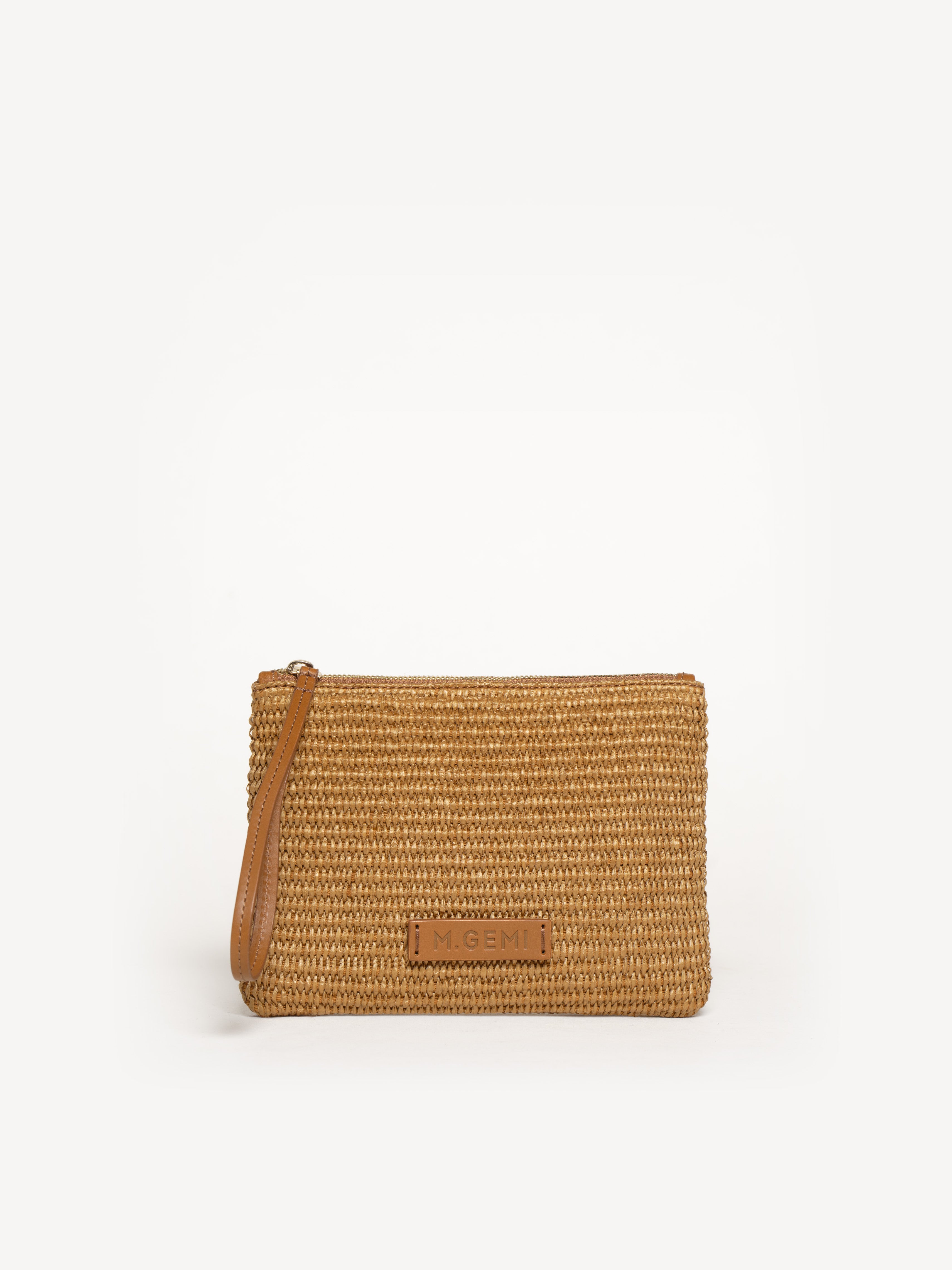 M. Gemi The Piccola Wristlet In Brown