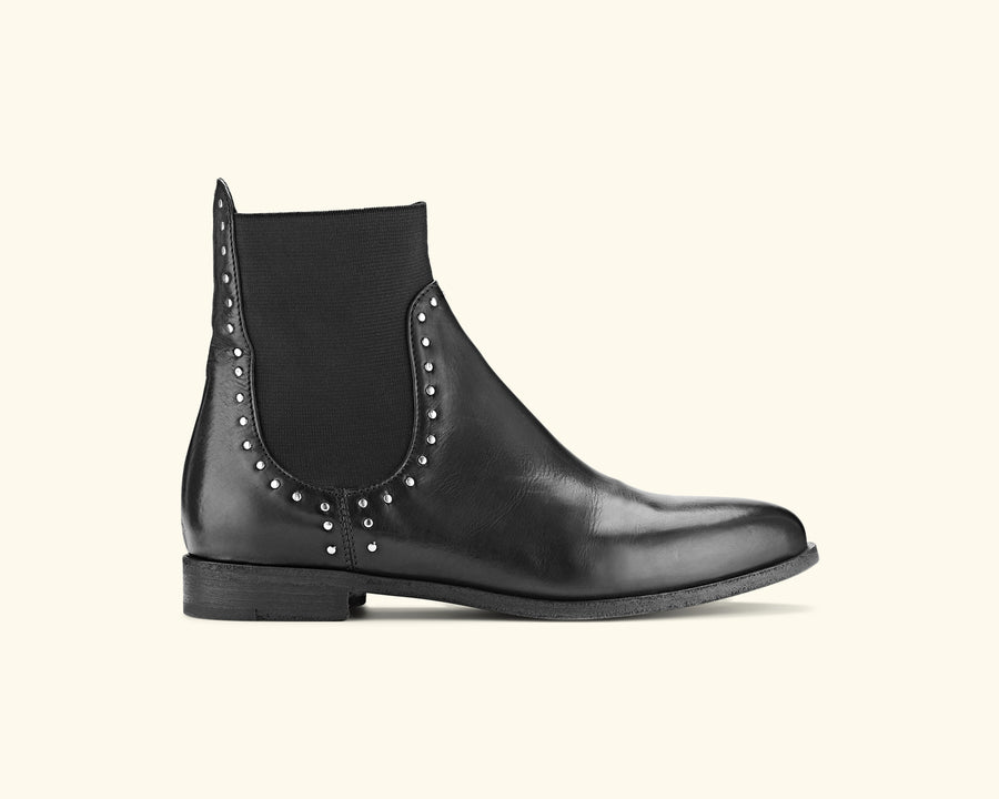 Spillo - Studded Leather Bootie - M.Gemi