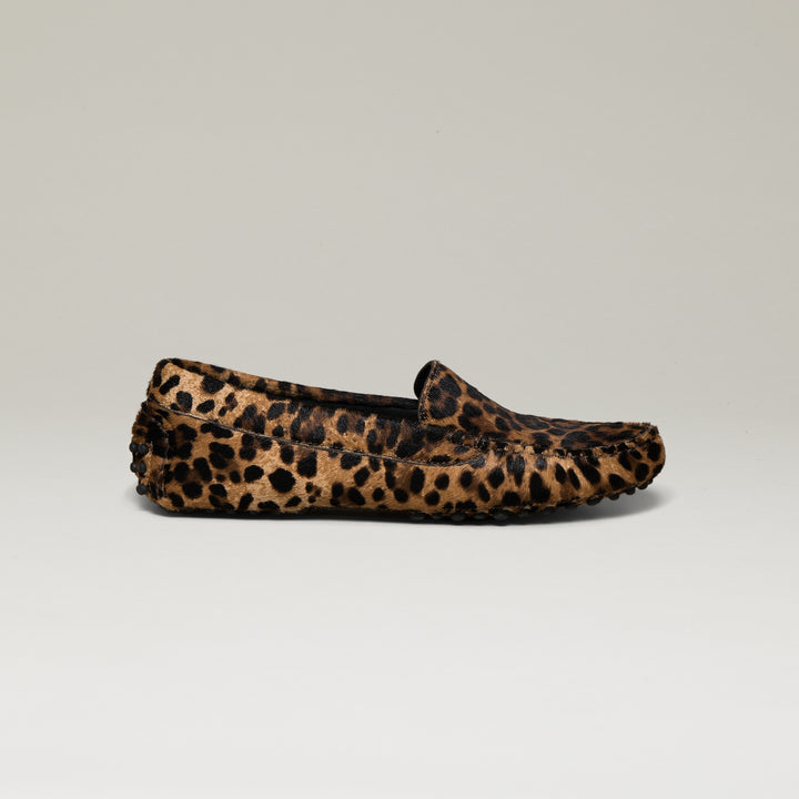 leopard calf hair shoes