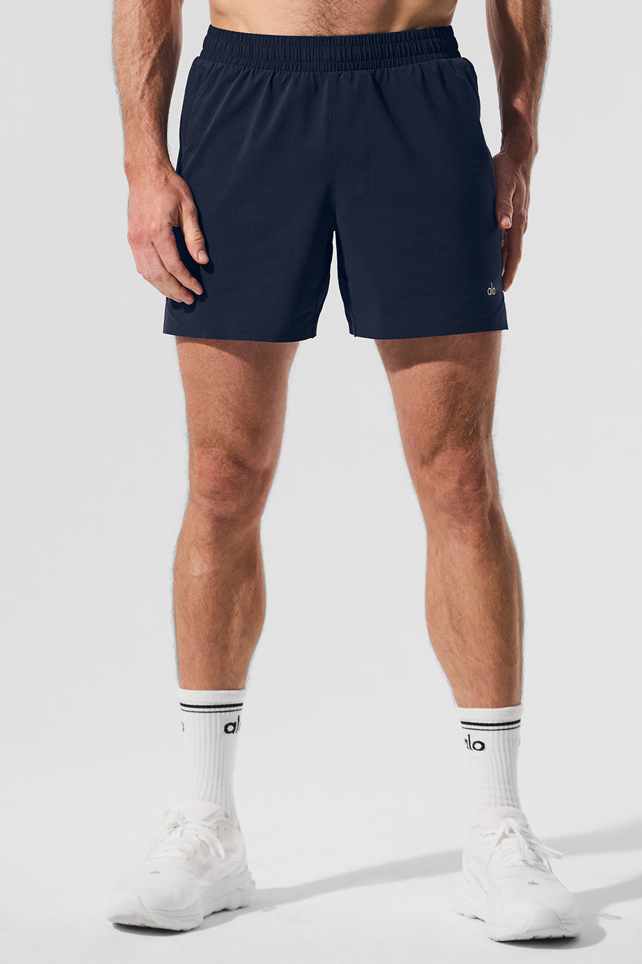 5" Traction Running Short - Navy
