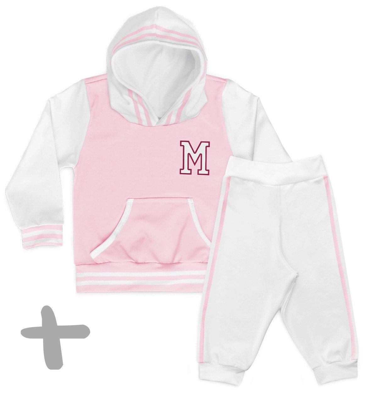 conjunto moletom feminino rosa bebe