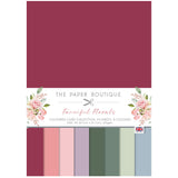 The Paper Boutique Cardstock Variety Pack A4, Fanciful Florals