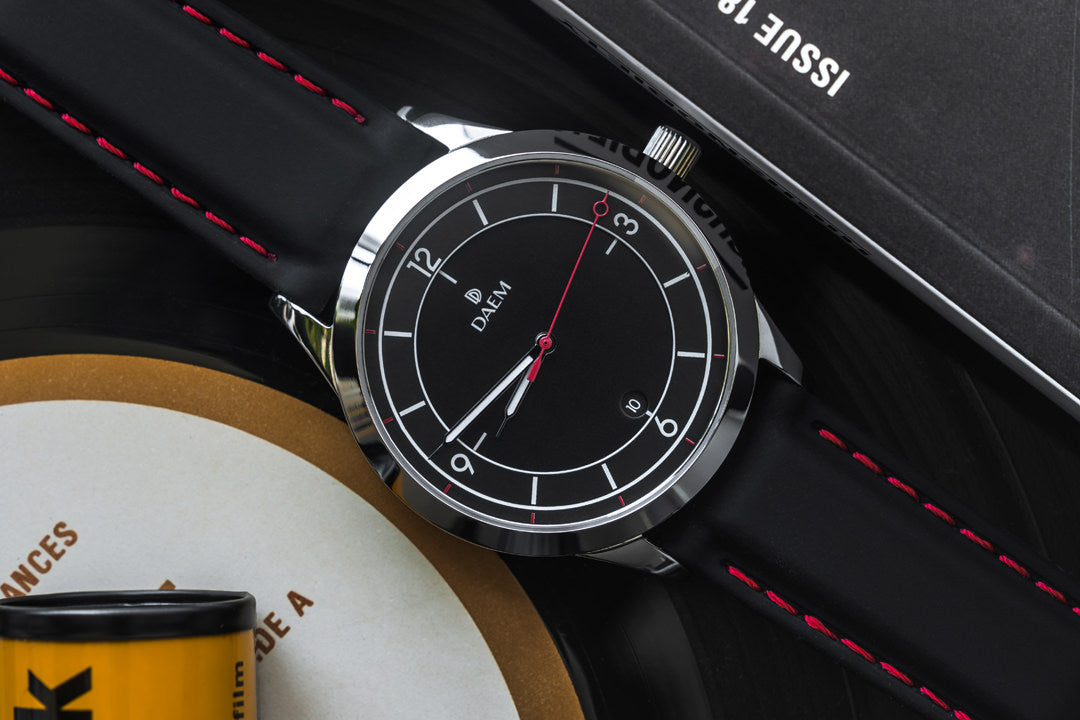 DAEM Bedford silicone rubber strap watch