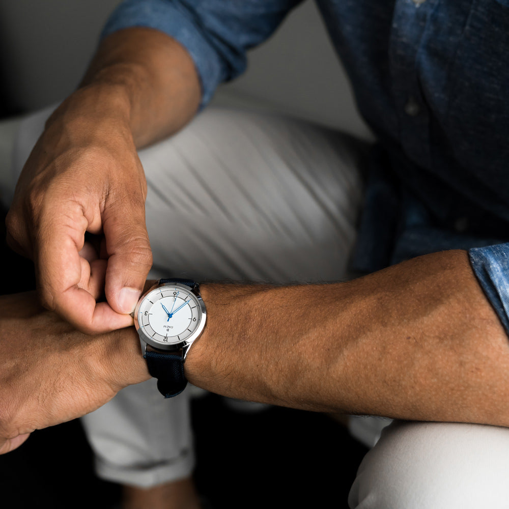 Royal x Blue canvas watch