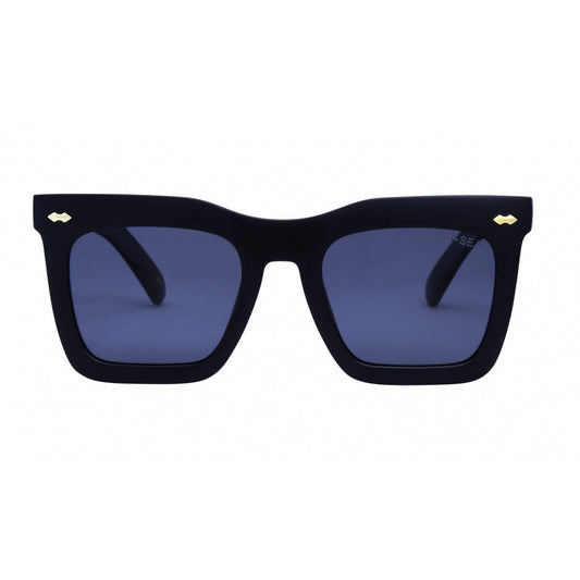 Stevie Matte Black Smoke Polarized Sunglasses – Ribbon Chix