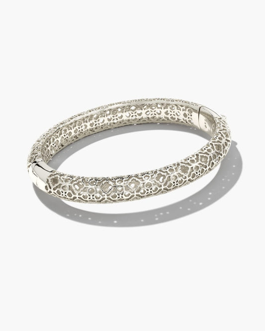 Mallory Silver Cuff Bracelet in Platinum Drusy | Kendra Scott