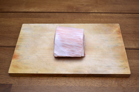 Prok rolled into log shape for chashu