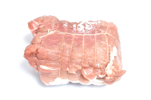 Tied raw pork for pork chashu