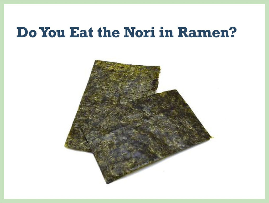 Buy Yes and Nori Paste.