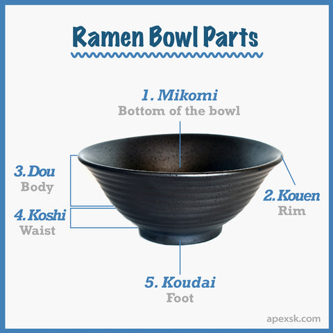 7 Must Know Japanese Ramen Bowl Shapes Sizes And Materials Apex S K