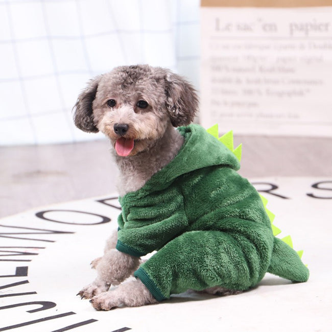 Halloween Pet Dinosaur Costume–It's the Holidays