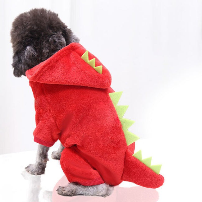 Halloween Pet Dinosaur Costume–It's the Holidays