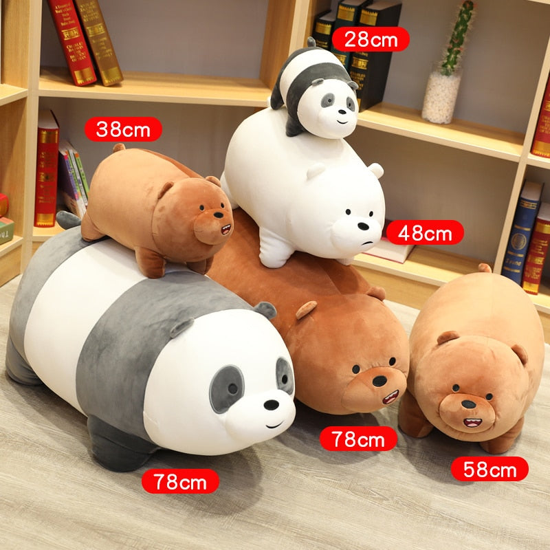 we bare bears stackable plush