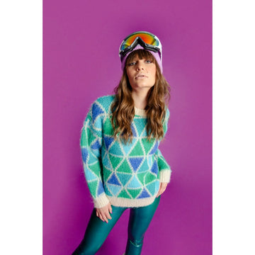 Elsa Emerald Diamond Sweater