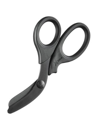 First Aid Shears All-in-One Tactical Scissors, Pocket Scissors &  Firefighter Tools Set Medical Scissors, Ring Cutter, Glass Breaker (Black)